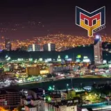 Panorama nocturno de los municipios de San Pedro y Monterrey visto desde 'El Obispado'