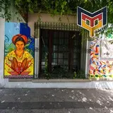 Bonito mural en las calles de Barrio Antiguo