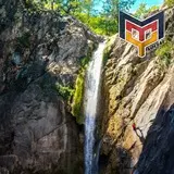 La primer cascada del recorrido de matacanes matacanes