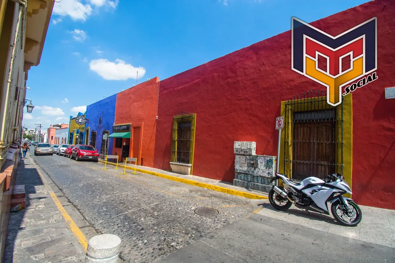 Cafe iguana en las calles de Barrio Antigüo en el centro de Monterrey, Nuevo León