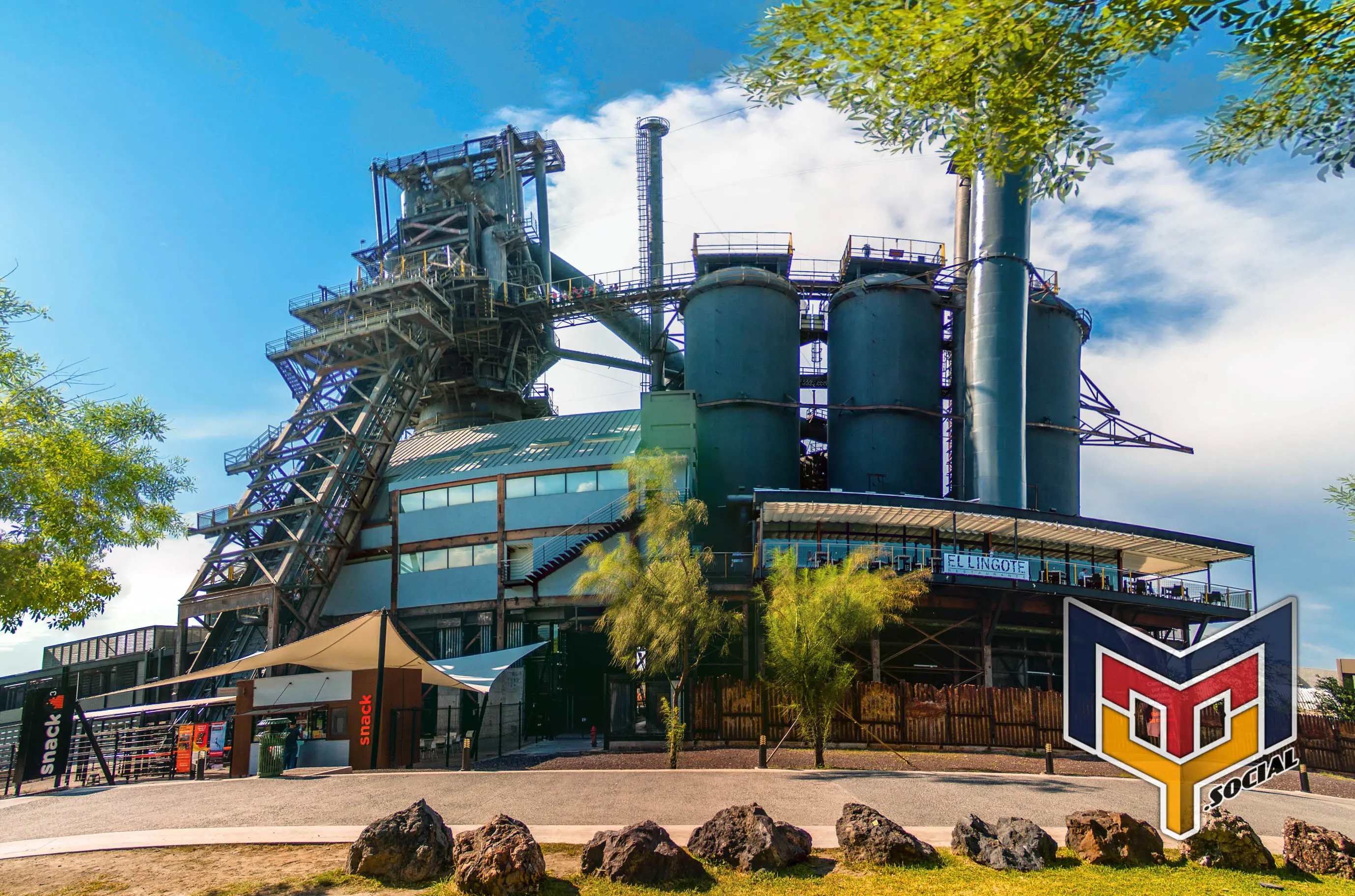 Museo del acero Horno3 en el parque fundidora de Monterrey, Nuevo León